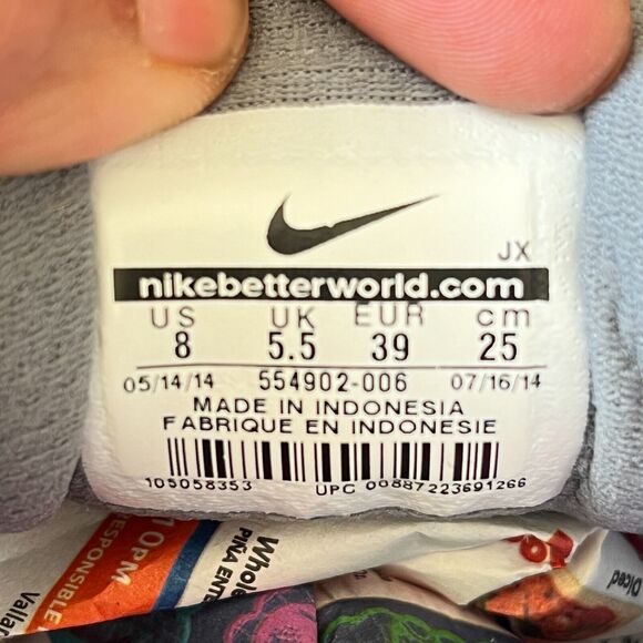 Nike Revolution 2 Gray Athletic Running Shoes 554902-006 Women's Size US 8 - Picture 8 of 10